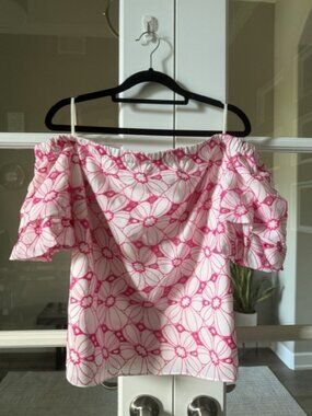 Lilly Pulitzer Off Shoulder Top